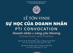 Lễ Tôn vinh Sự học của Doanh nhân: “Doanh nhân và Lòng yêu thương”