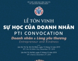 Lễ Tôn vinh Sự học của Doanh nhân: “Doanh nhân và Lòng yêu thương”