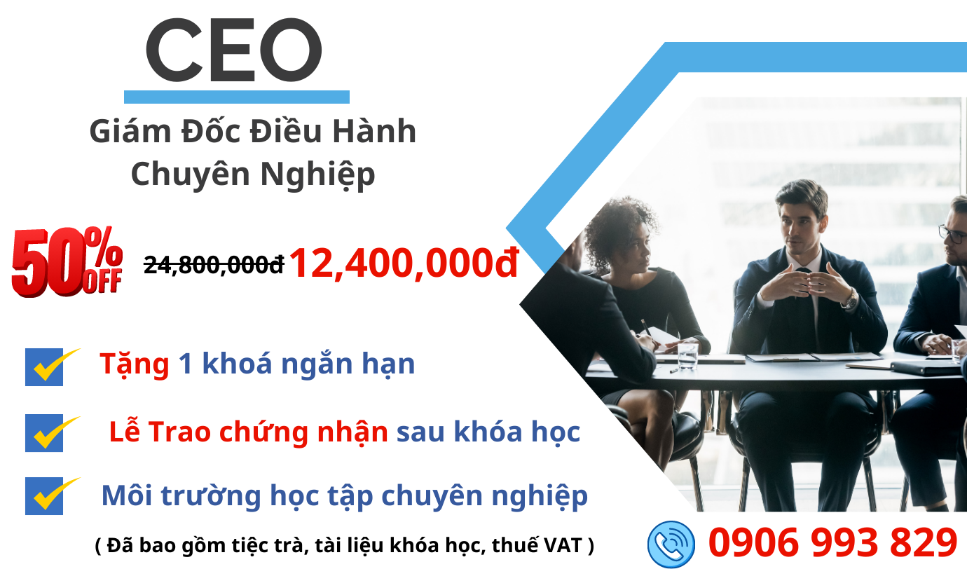 Học phí khóa học ceo pti